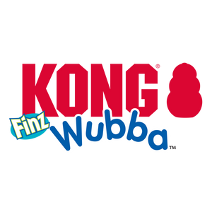 KONG Wubba Finz Blue Dog Toy