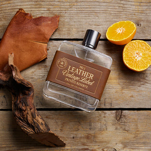 Tru Western Mens Leather Vintage Label No.1 Private Reserve Eau De Cologne