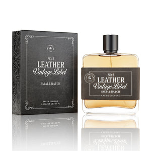 Tru Western Mens Leather Vintage Label No.2 Small Batch Eau De Cologne