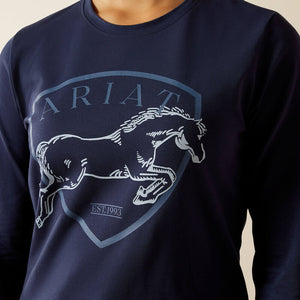 Ariat Girls Liberty Jump Long Sleeve T-shirt