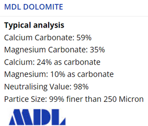 MDL Mudgee Dolomite Supplement