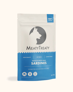 Meaty Treaty Whole Sardine Freeze Dried Dog Treats
