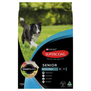 Supercoat Senior Fish Dry Dog Food