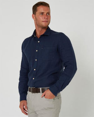 Pilbara Men's Linen L/S Shirt
