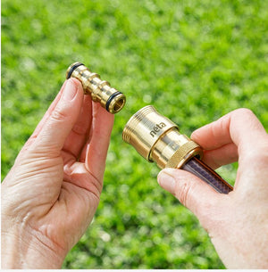 Neta Brass 12mm EZ Hose Connector