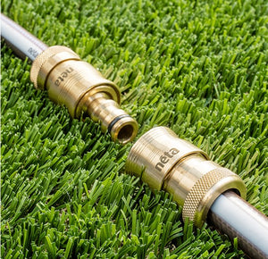 Neta Brass 12mm Hose Coupler 2 End