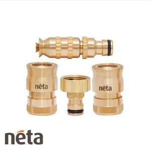 Neta Brass 12mm Hose Fittings Set