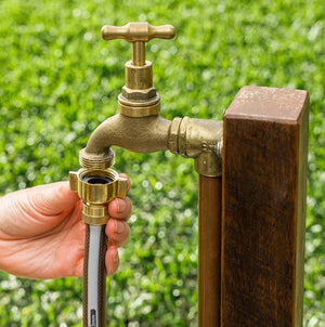 Neta Brass 12mm Screw On Tap Adaptor