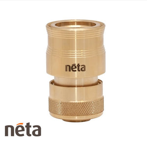 Neta Brass 18mm EZ Hose Connector