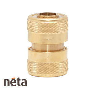 Neta Brass 18mm EZ Hose Joiner