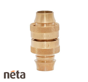 Neta Brass 18mm Screw Hose Joiner