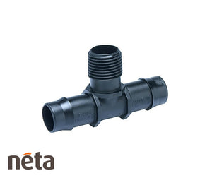 Neta Tee 19mm Barb x 1/2in MBSP RR