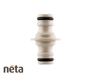 Neta Plastic 12mm Hose Coupler 2 End