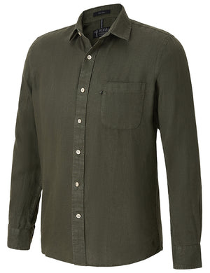 Pilbara Men's Linen L/S Shirt