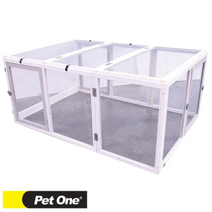 Pet One Chicken House Timber Running Pen