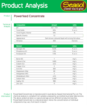 Powerfeed Fertiliser Liquid Hose On