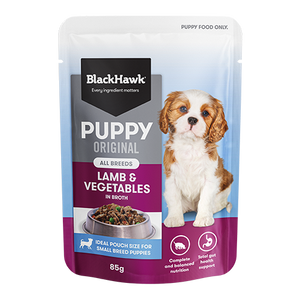 Black Hawk Puppy Lamb & Vegetables 85g
