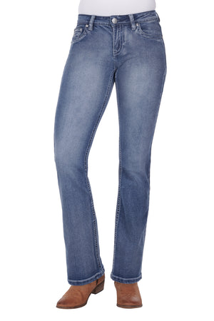 Pure Western Steer Boot Cut Jean