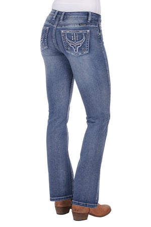 Pure Western Steer Boot Cut Jean