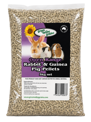Green Valley Rabbit & Guinea Pig Pellets 5kg 20kg