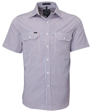 Pilbara Mens Short Sleeve Shirt - Double Pockets