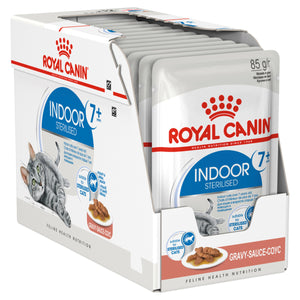 Royal Canin Cat Indoor Gravy 7+ Wet Cat Food