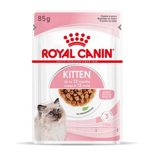 Royal Canin Kitten Chunks in Gravy Wet Cat Food