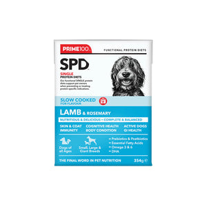 Prime100 SPD Slow Cooked Lamb and Rosemary Wet Dog Food