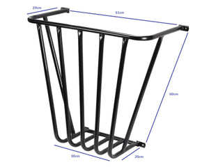 Hay Rack Black Wall Mounted