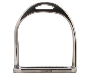 Equisteel Stainless Steel Bent Leg Safety Stirrups