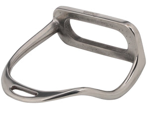 Equisteel Stainless Steel Bent Leg Safety Stirrups