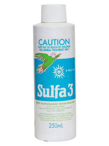 Inca Sulfa 3 Antibiotic Water Medication for Birds