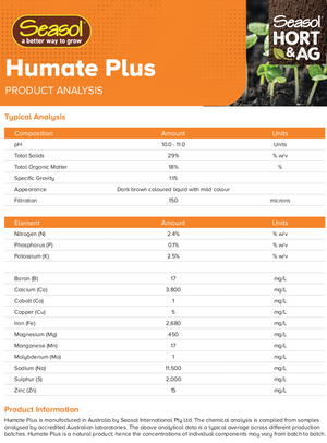 Seasol Liquid Organic Humate Plus