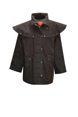 Thomas Cook High Country Oilskin Short Coat