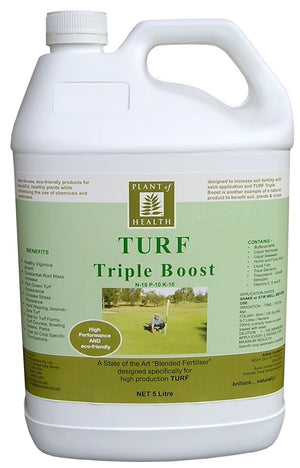 Plant of Health Turf Triple Boost Liquid Fertiliser
