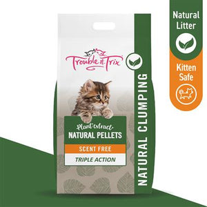 Trouble and Trix Natural Cat Litter Pellets