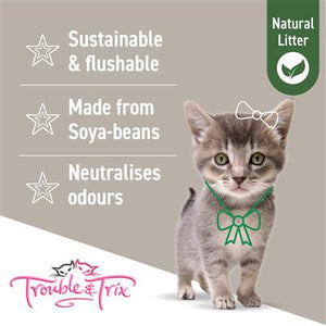 Trouble and Trix Natural Cat Litter Pellets