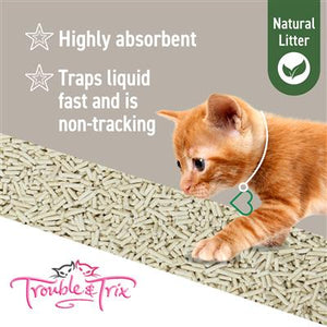Trouble and Trix Natural Cat Litter Pellets
