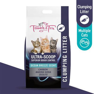 Trouble and Trix Ultra-Scoop Clumping Cat Litter
