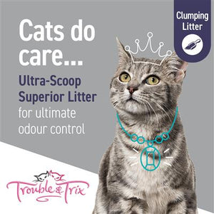 Trouble and Trix Ultra-Scoop Clumping Cat Litter