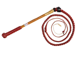 Stockmaster Redhide Yard Whip 4ft x 4 Plait