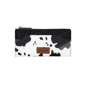 Wrangler Cow Print Slim Wallet
