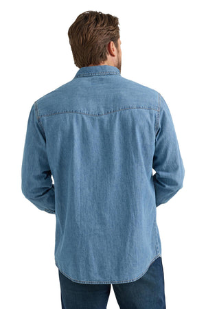 Wrangler Mens Classic Fit Denim Shirt