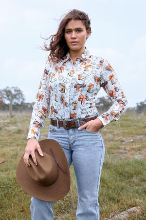 Wrangler Womens Marilyn Long Sleeve Shirt