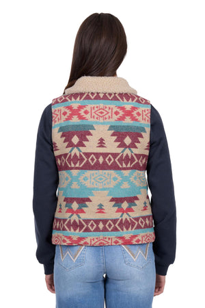Wrangler Womens Dixie Denim Reversible Vest