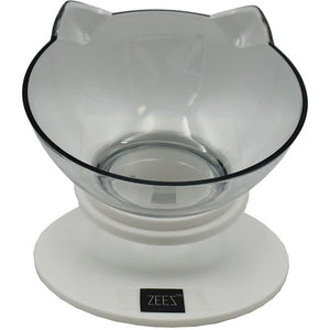 ZEEZ Elevated Tilted Cat Bowl
