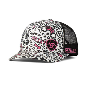 Ariat Womens Doodle Foam Front Mesh Cap