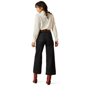 Ariat Womens Ultra High Rise Countryside Wide Crop Jean