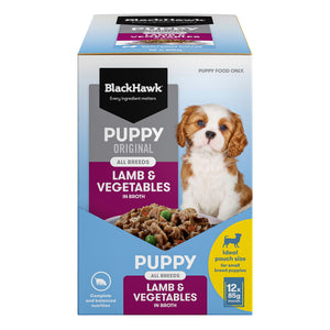 Black Hawk Puppy Lamb & Vegetables 85g