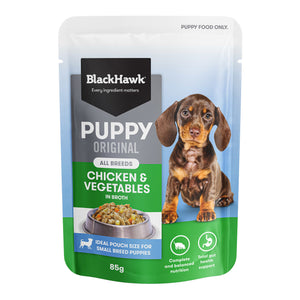 Black Hawk Puppy Chicken & Vegetables 85g